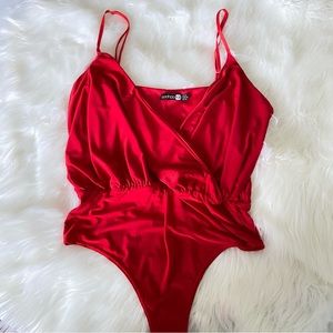 Wrap front bodysuit